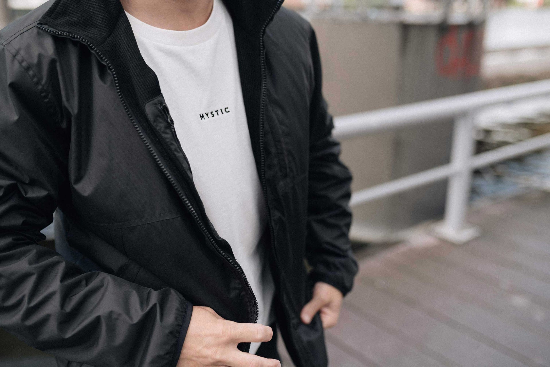 Mystic DTS Reversible Zip Thru Jacket Marketing Image 1