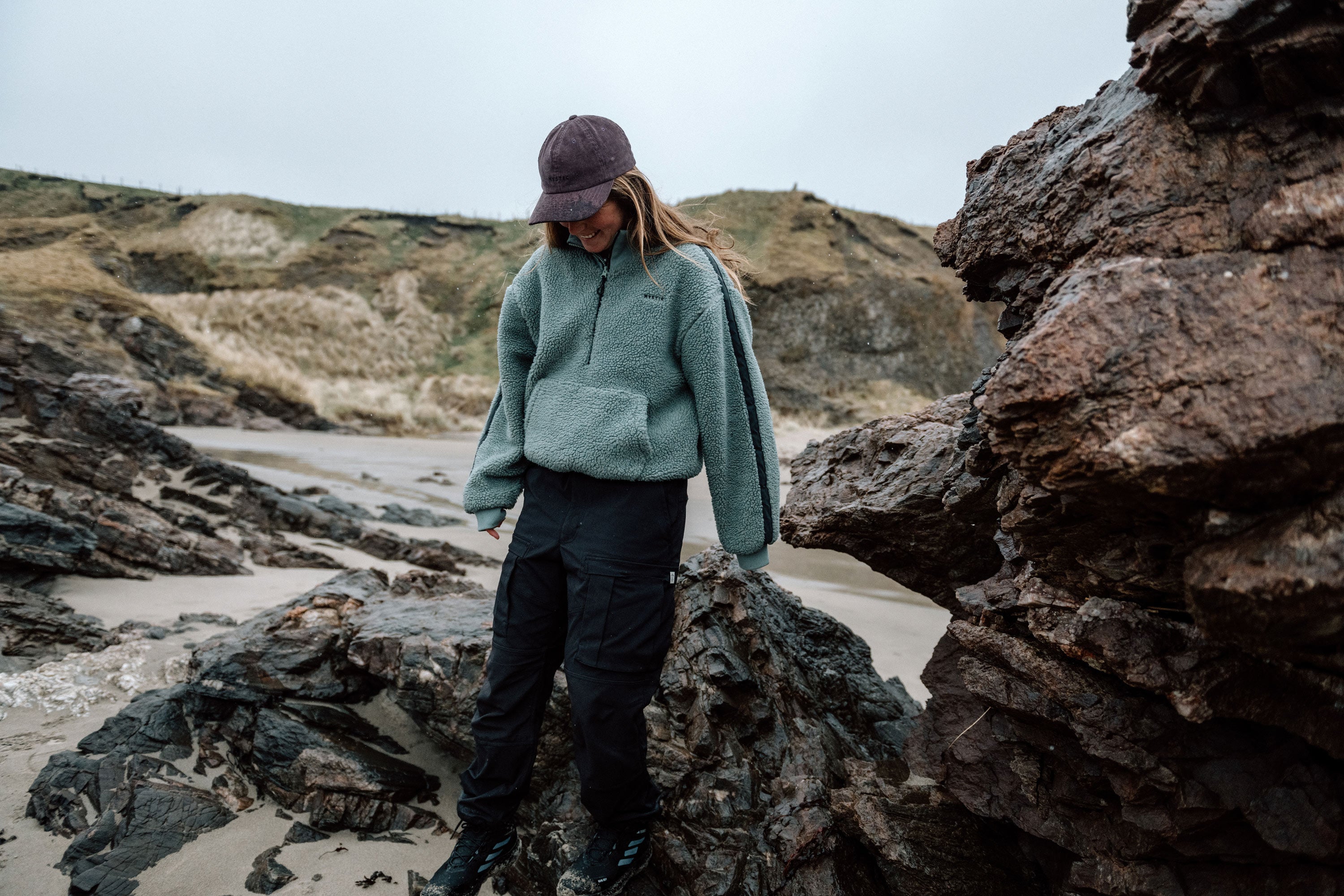 Teddy Zip Up Sweat Women