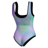 Mystic Lunar Wetsuit Purple / Green 2