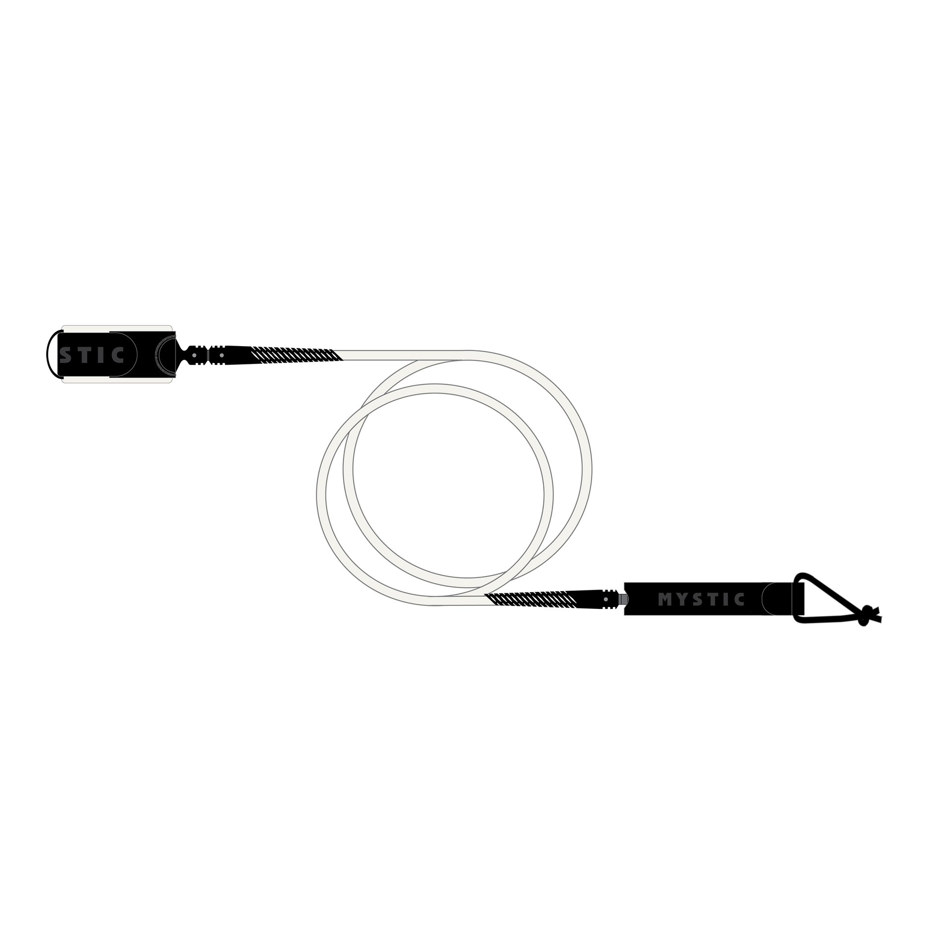 Mystic Surf Leash Off White 2