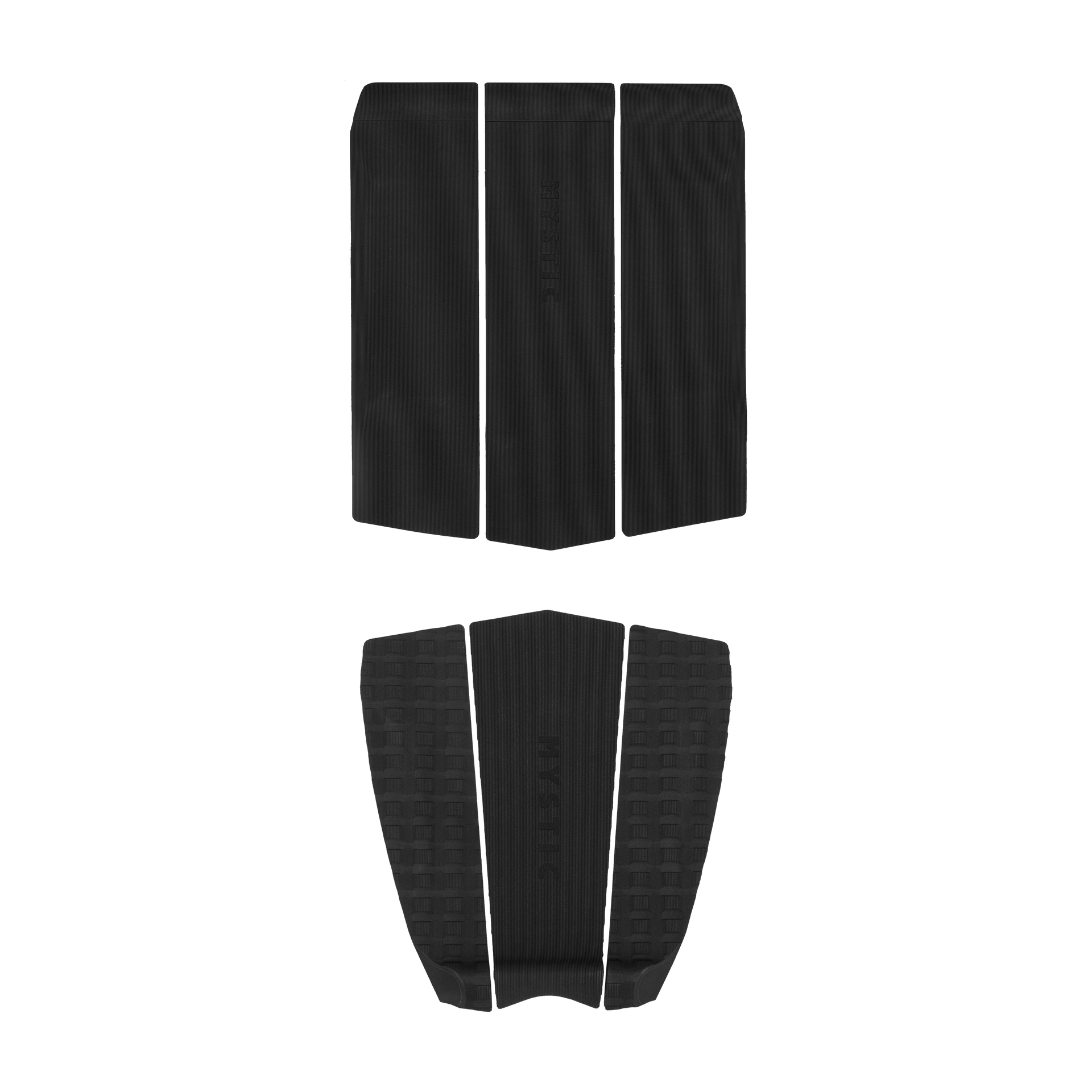 Mystic 3 Piece Tail + Front Traction Pad Black 1