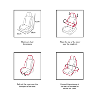 Mystic Car Seat Cover Black 2