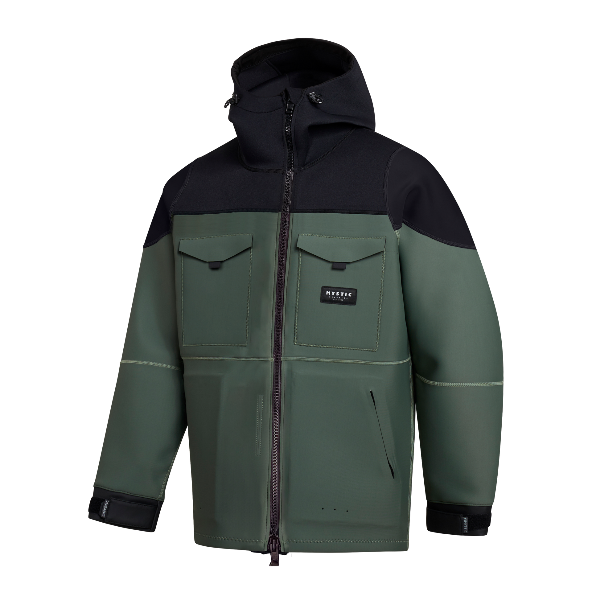 Mystic Vortex Jacket Dark Olive 1
