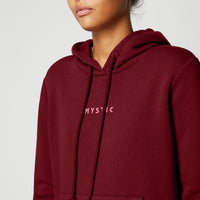 Mystic Brand Hoodie Merlot 7