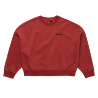 Mystic Dropped Shoulder Crew Red Ochre 1