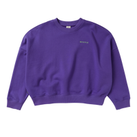 Mystic Dropped Shoulder Crew Purple 1
