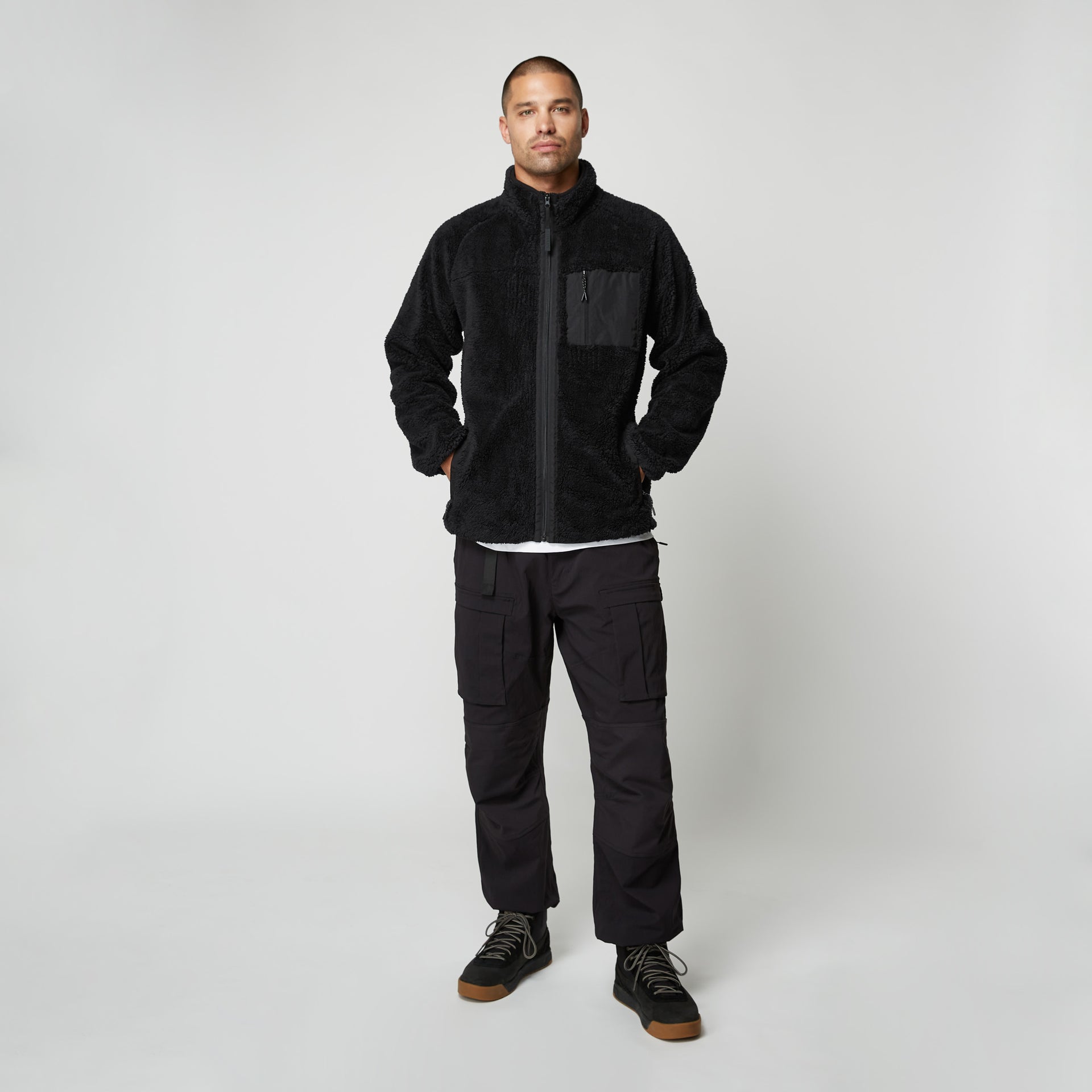 Mystic DTS Teddy Zip Thru Black 3