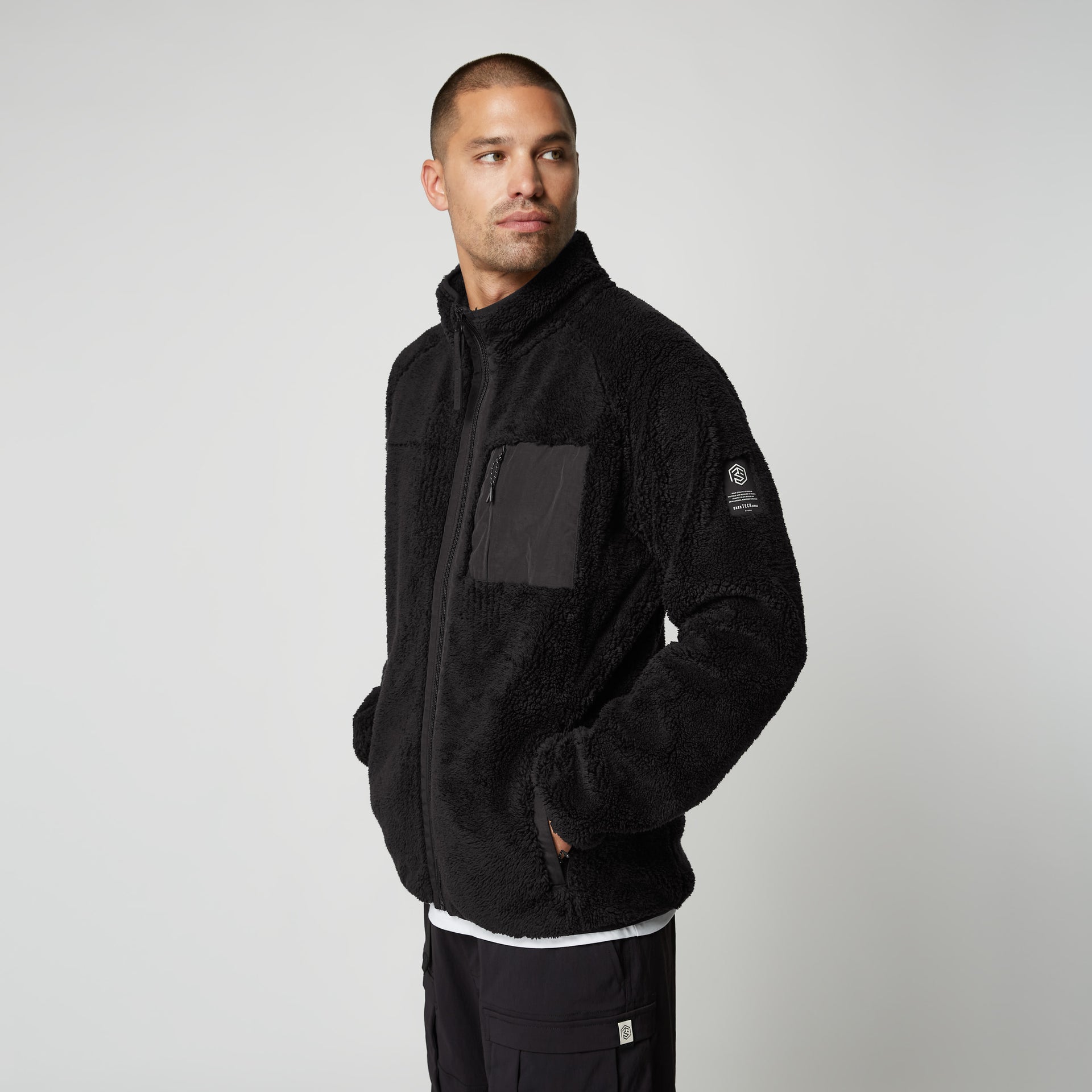 Mystic DTS Teddy Zip Thru Black 4