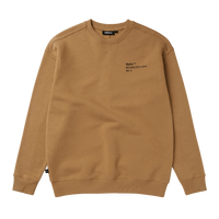 Mystic Trademark Crew Slate Brown 1