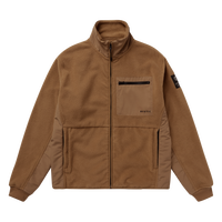 Mystic DTS Fleece Zip Thru Slate Brown 1