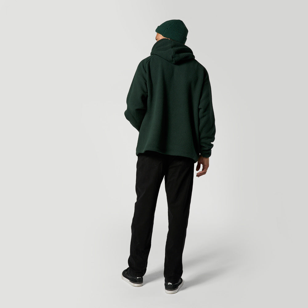 Mystic Loft Fleece Hood Cypress Green 4