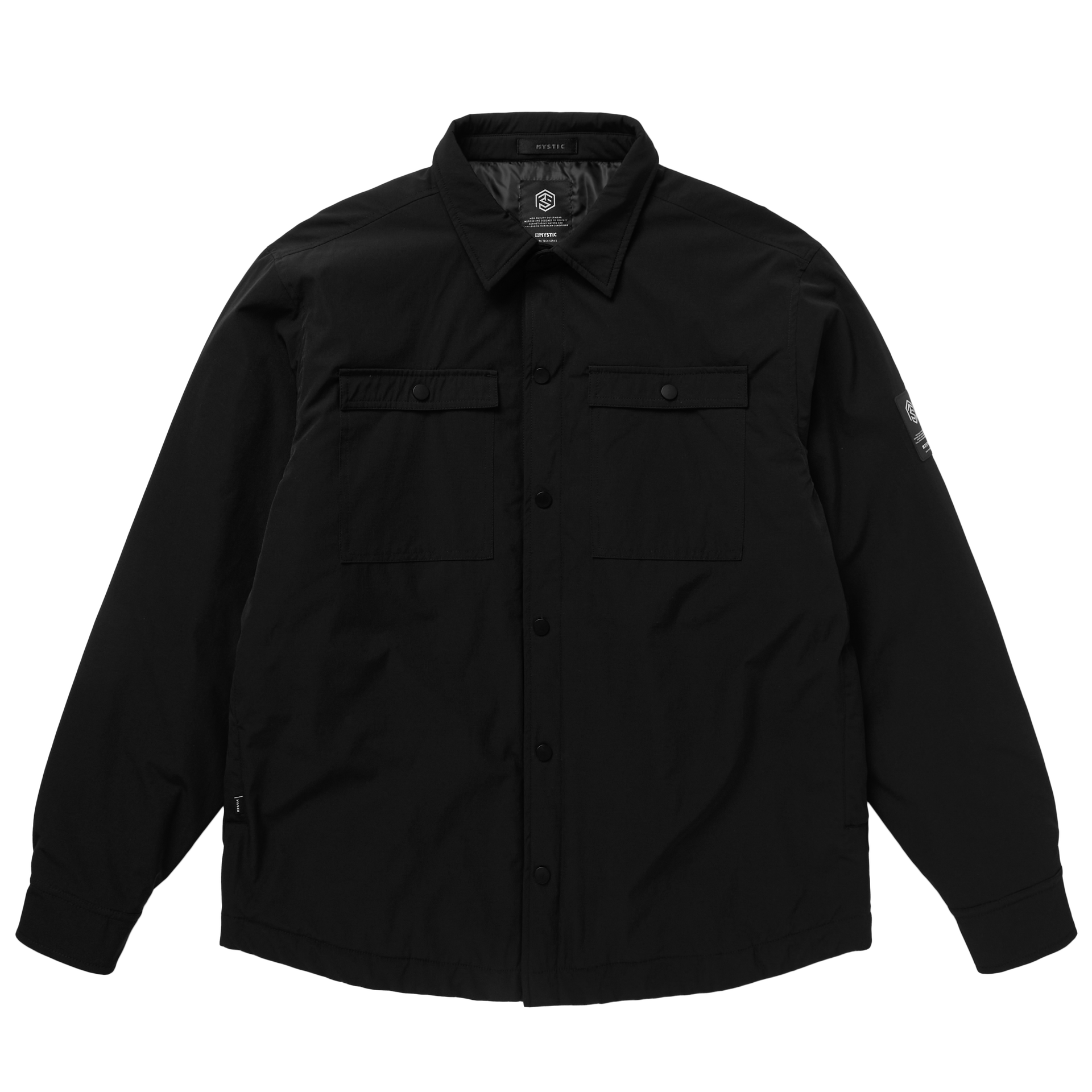 Mystic DTS Overshirt Black 1