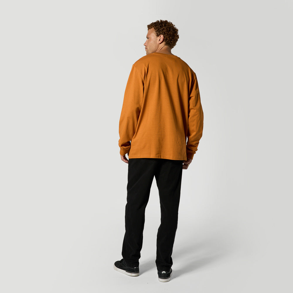 Mystic Brand L/S Tee Golden Brown 4