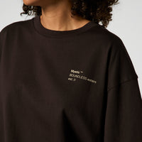 Mystic Heartsease Tee Dark Brown 8