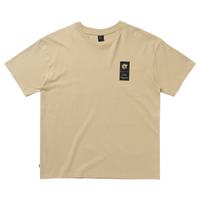 Mystic Pansy Tee Pale Khaki 1