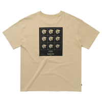 Mystic Pansy Tee Pale Khaki 2