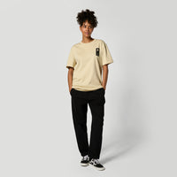 Mystic Pansy Tee Pale Khaki 6