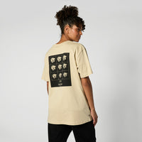 Mystic Pansy Tee Pale Khaki 8
