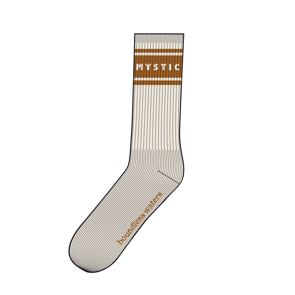 Mystic Essential Socks Golden Brown 1