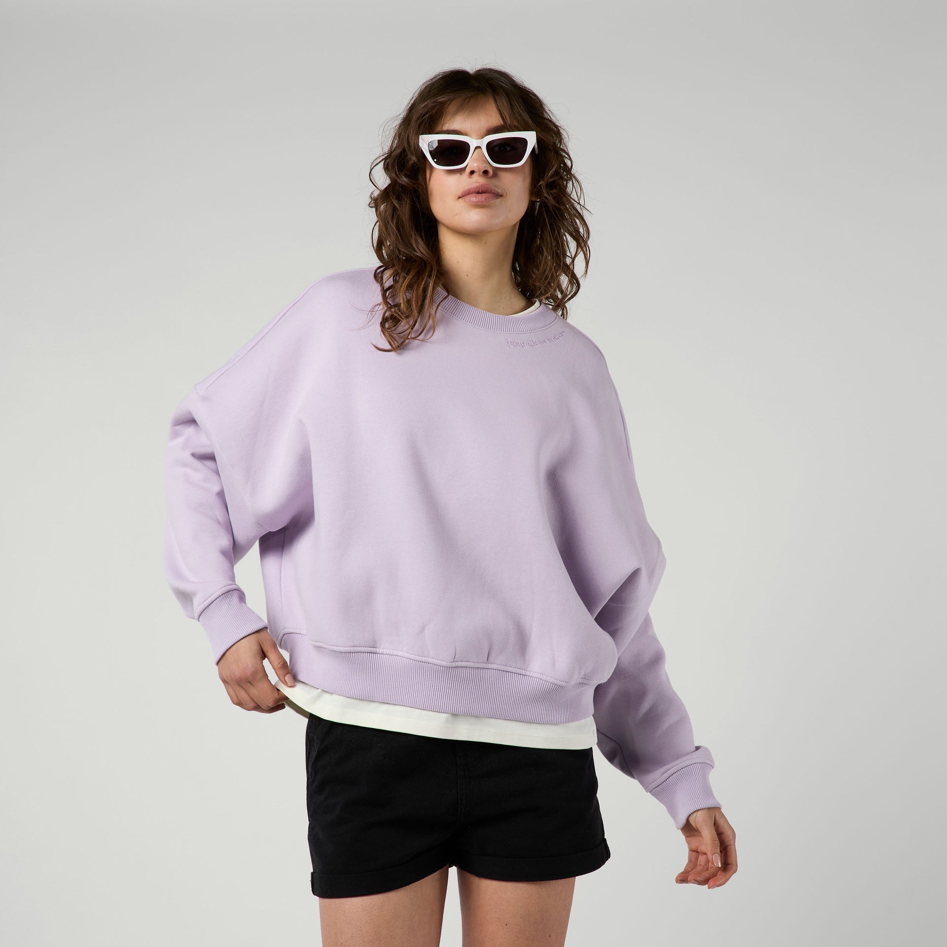Mystic Dropped Shoulder Crew 2025 Lilac 3