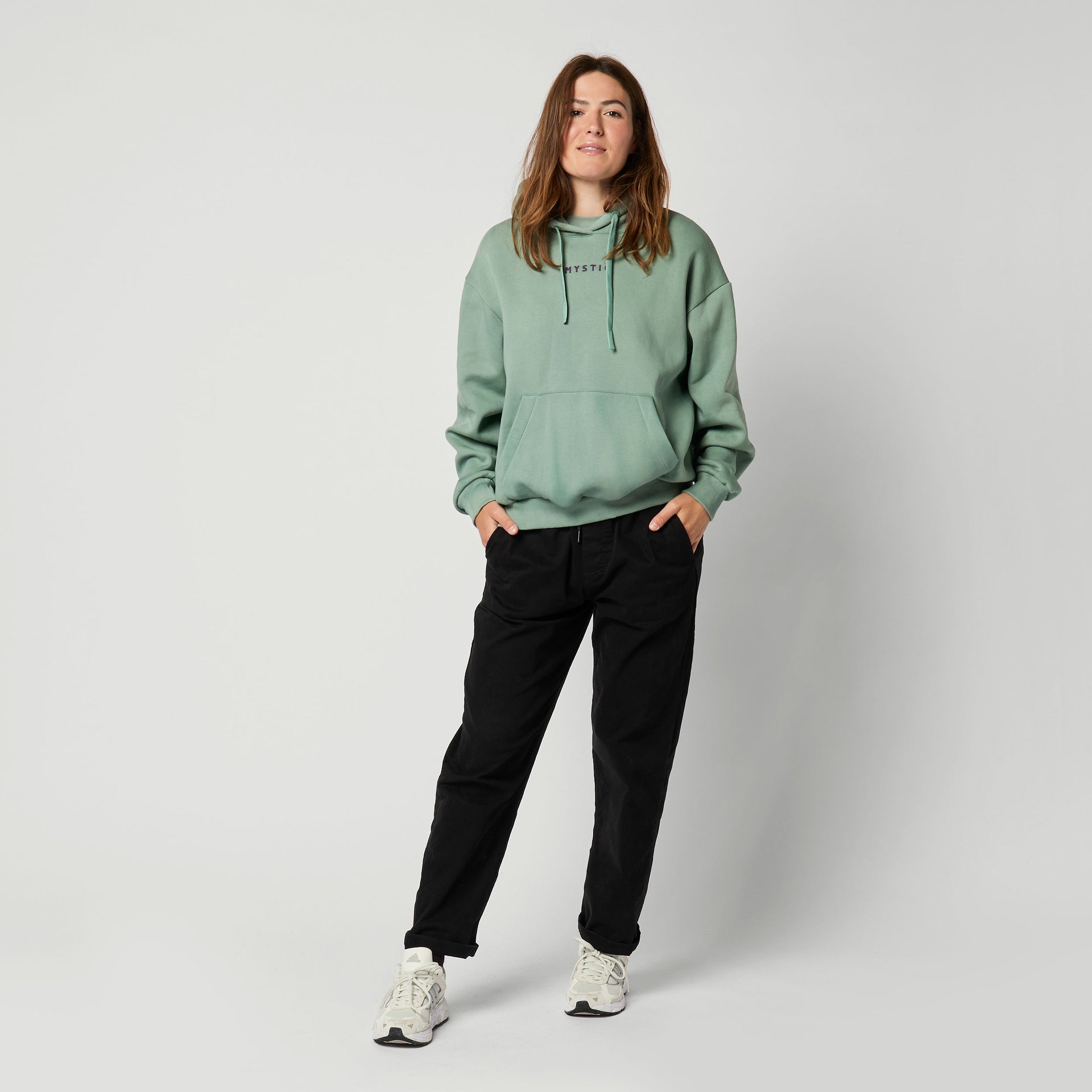Mystic Brand Hoodie 2025 Frozen Green 3