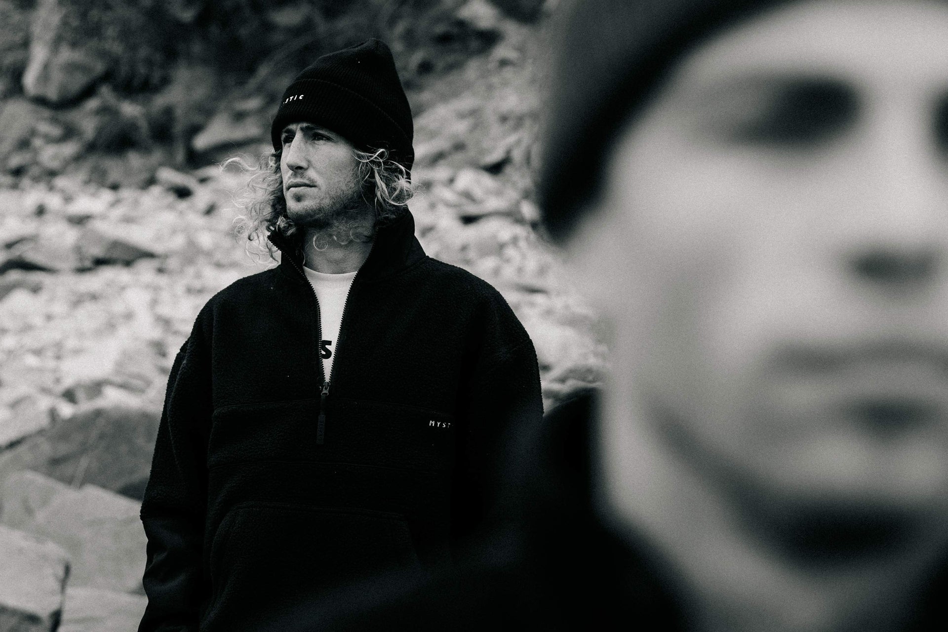 Mystic DTS Fleece Half Zip Marketing Image 1